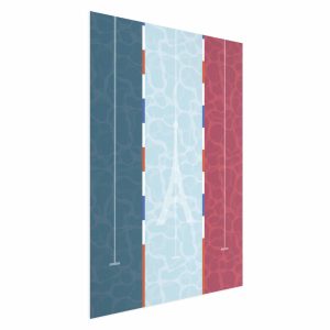 Plakat Francuski basen 29,7×42 cm 583270 Plakat Francuski basen 29,7×42 cm 583270