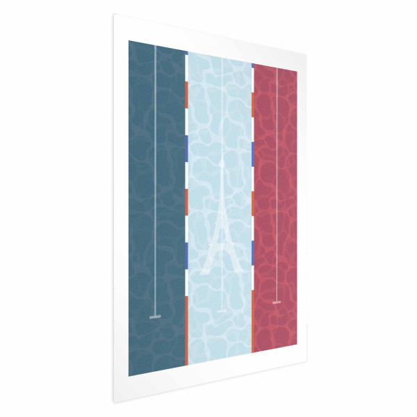 Plakat Francuski basen 29,7x42 cm 590625
