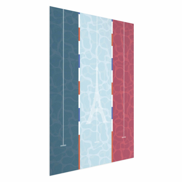 Plakat Francuski basen 29,7x42 cm 583270