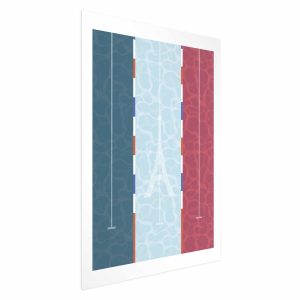 Plakat Francuski basen 40×60 cm 588097 Plakat Francuski basen 40×60 cm 588097