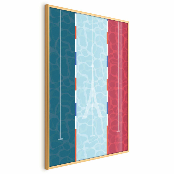 Plakat Francuski basen 40x60 cm 589343