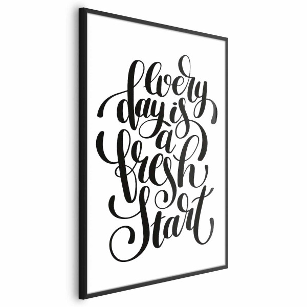 Plakat Fresh start 29,7x42 cm 583397