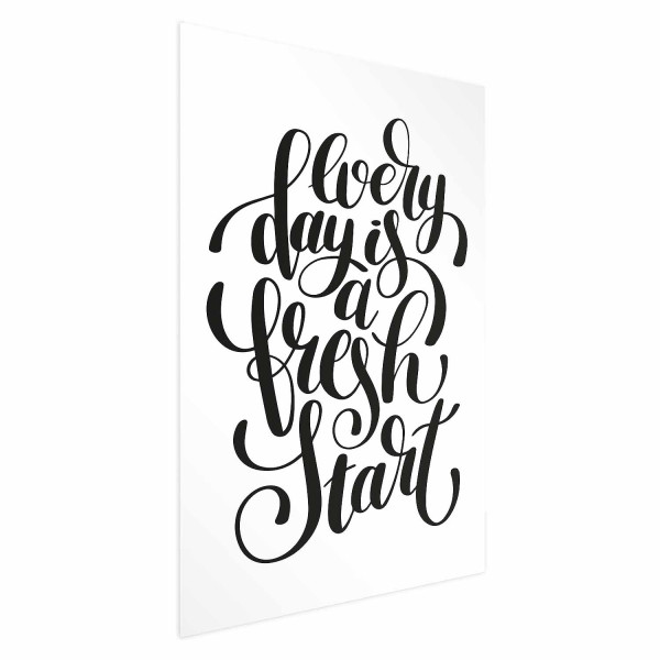 Plakat Fresh start 40x60 cm 586582
