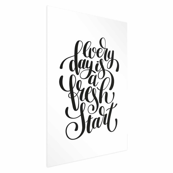 Plakat Fresh start 60x90 cm 583632