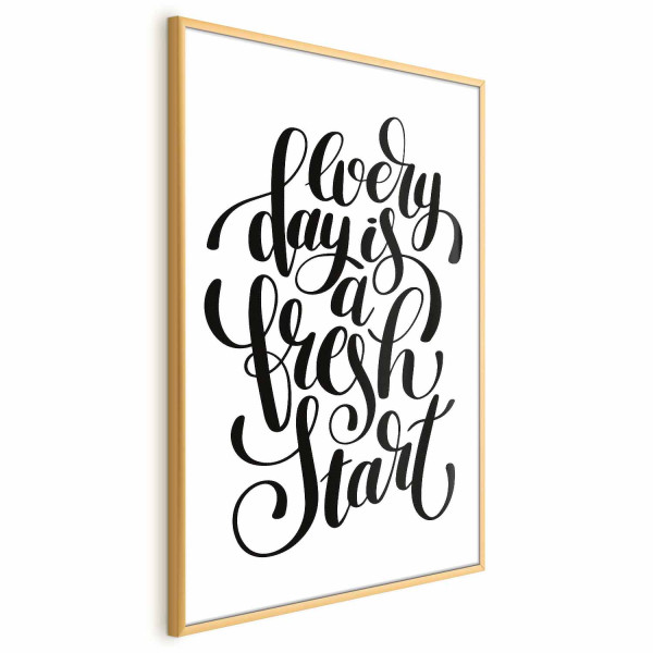 Plakat Fresh start 60x90 cm 585694