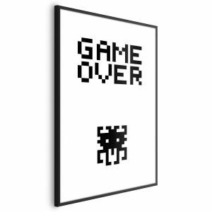 Plakat Game over 21×30 cm 580568 Plakat Game over 21×30 cm 580568