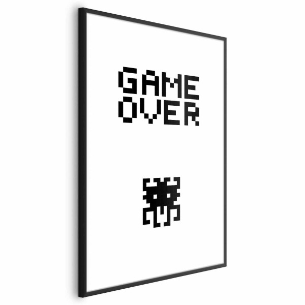 Plakat Game over 21x30 cm 586889