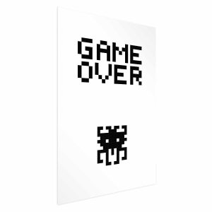 Plakat Game over 29,7×42 cm 587973 Plakat Game over 29,7×42 cm 587973