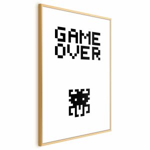 Plakat Game over 29,7×42 cm 588630 Plakat Game over 29,7×42 cm 588630