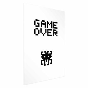 Plakat Game over 60×90 cm 582576 Plakat Game over 60×90 cm 582576