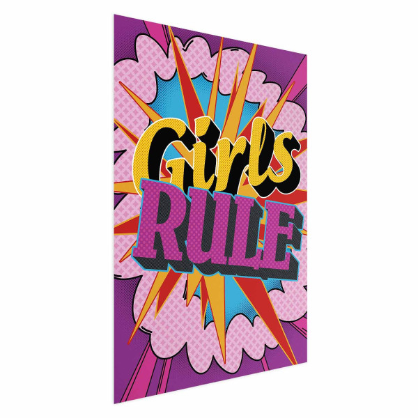 Plakat Girls Rule 29,7x42 cm 581750