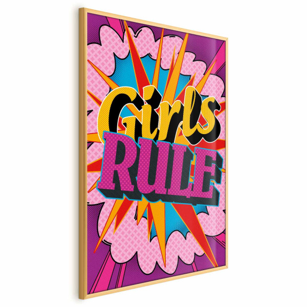 Plakat Girls Rule 29,7x42 cm 588470