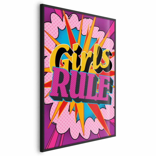Plakat Girls Rule 60x90 cm 581835