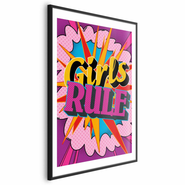 Plakat Girls Rule 60x90 cm 586167