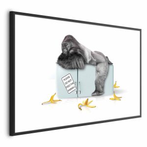 Plakat Głodny goryl 90×60 cm 580278 Plakat Głodny goryl 90×60 cm 580278