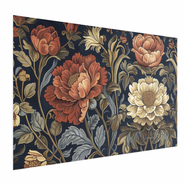 Plakat Gobelinowe kwiaty 30x21 cm 582469