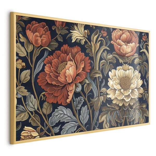 Plakat Gobelinowe kwiaty 60x40 cm 585491