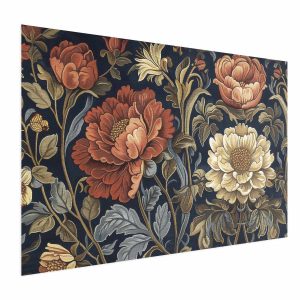 Plakat Gobelinowe kwiaty 90×60 cm 584552 Plakat Gobelinowe kwiaty 90×60 cm 584552