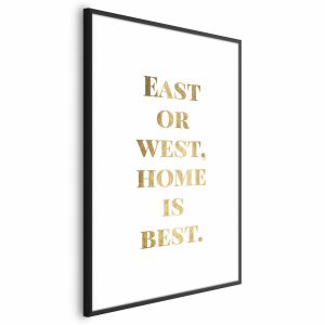 Plakat Gold Home 29,7×42 cm 584153 Plakat Gold Home 29,7×42 cm 584153