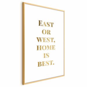 Plakat Gold Home 29,7×42 cm 588712 Plakat Gold Home 29,7×42 cm 588712