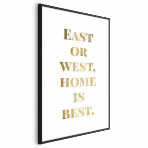 Plakat Gold Home 40×60 cm 577455 Plakat Gold Home 40×60 cm 577455