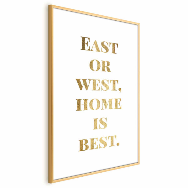 Plakat Gold Home 40x60 cm 590761