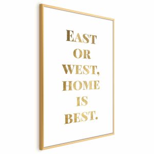 Plakat Gold Home 60×90 cm 578808 Plakat Gold Home 60×90 cm 578808