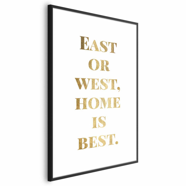 Plakat Gold Home 60x90 cm 591336