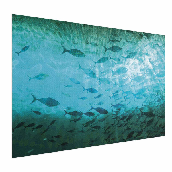 Plakat Gromada ryb 30x21 cm 580372