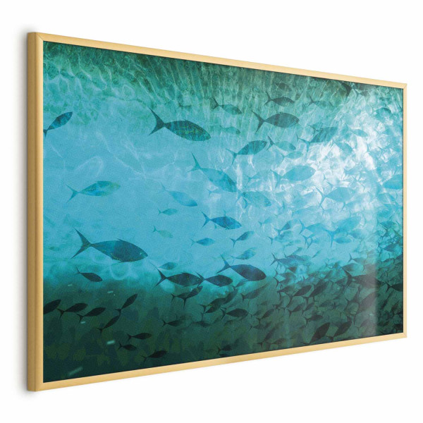 Plakat Gromada ryb 30x21 cm 591443