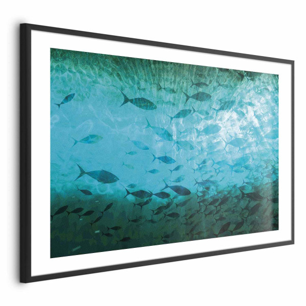 Plakat Gromada ryb 42x29,7 cm 582609