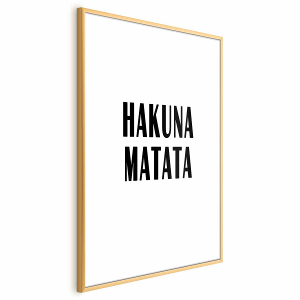 Plakat Hakuna Matata 21x30 cm 588588
