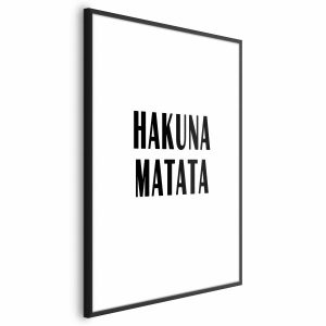Plakat Hakuna Matata 21×30 cm 590487 Plakat Hakuna Matata 21×30 cm 590487