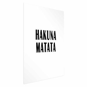 Plakat Hakuna Matata 29,7×42 cm 583568 Plakat Hakuna Matata 29,7×42 cm 583568