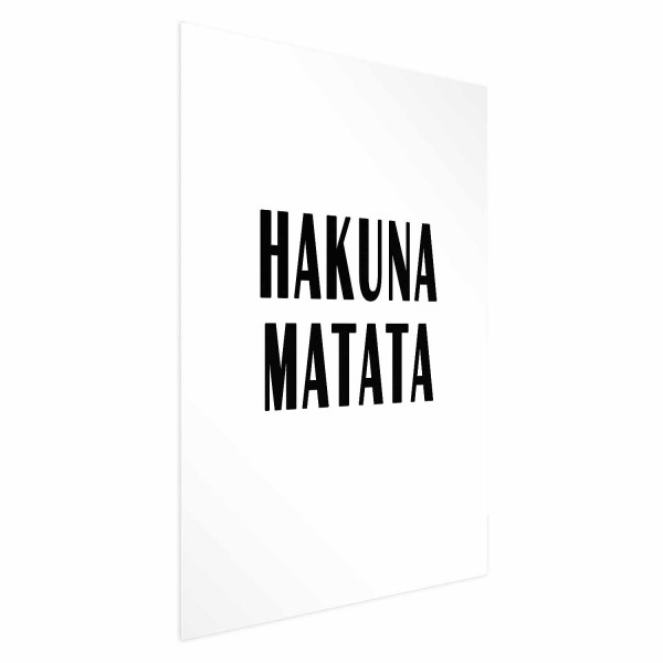 Plakat Hakuna Matata 29,7x42 cm 586252