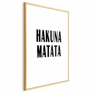 Plakat Hakuna Matata 29,7×42 cm 579515 Plakat Hakuna Matata 29,7×42 cm 579515