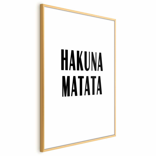 Plakat Hakuna Matata 60x90 cm 580034