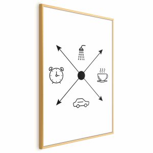 Plakat Harmonogram dnia 21×30 cm 578257 Plakat Harmonogram dnia 21×30 cm 578257