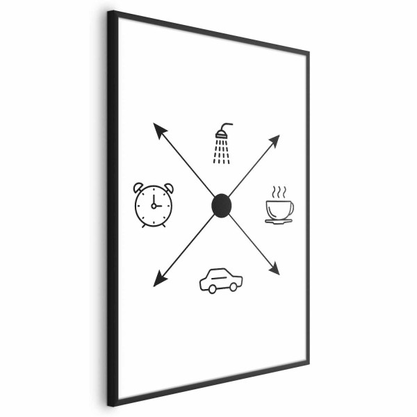 Plakat Harmonogram dnia 21x30 cm 587776