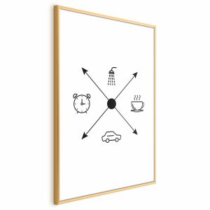 Plakat Harmonogram dnia 21×30 cm 589765 Plakat Harmonogram dnia 21×30 cm 589765