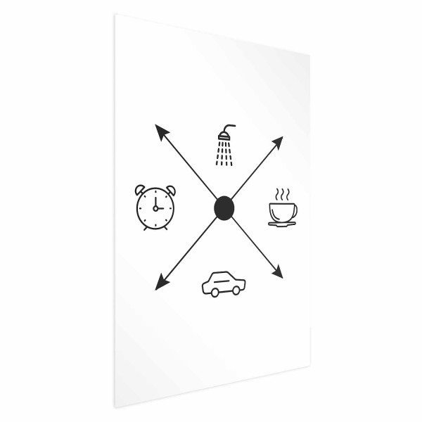Plakat Harmonogram dnia 40x60 cm 590022