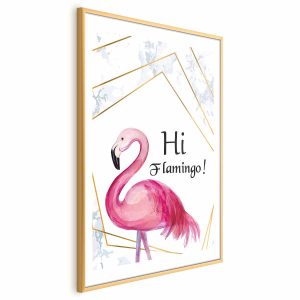 Plakat Hi flamingo 21×30 cm 579409 Plakat Hi flamingo 21×30 cm 579409