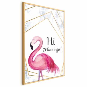 Plakat Hi flamingo 21×30 cm 589333 Plakat Hi flamingo 21×30 cm 589333