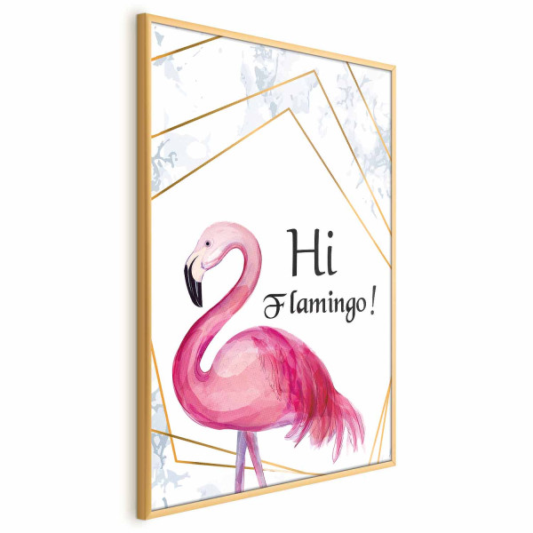 Plakat Hi flamingo 40x60 cm 591310