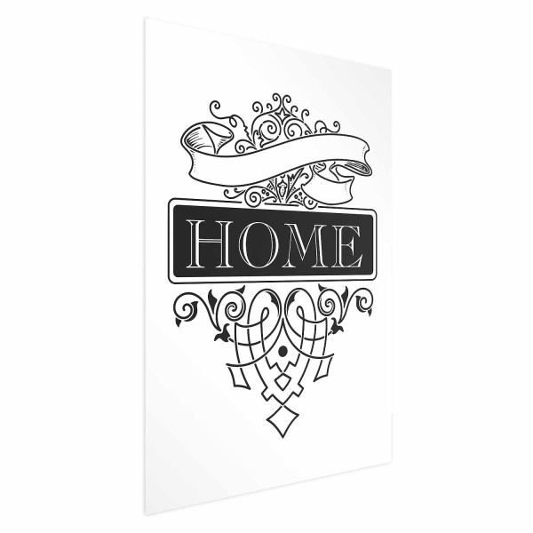 Plakat Home 40x60 cm 582137