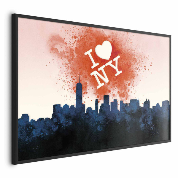 Plakat I love NY 30x21 cm 580064