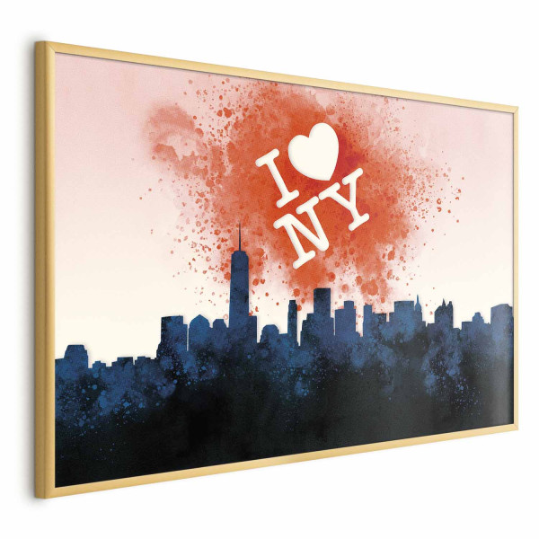 Plakat I love NY 42x29,7 cm 586991
