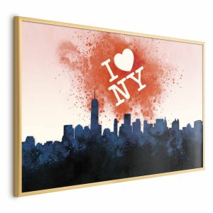 Plakat I love NY 90×60 cm 586576 Plakat I love NY 90×60 cm 586576