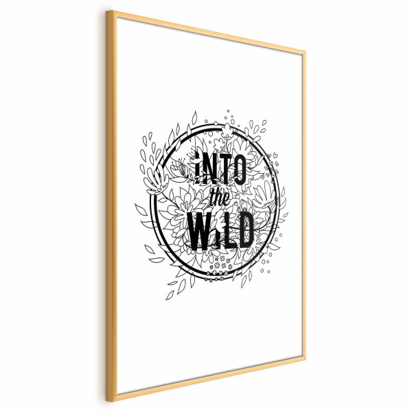 Plakat Into the wild 21x30 cm 582472