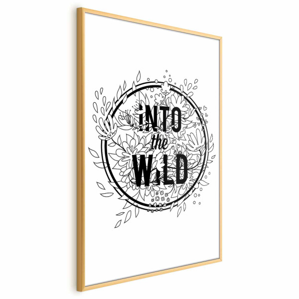 Plakat Into the wild 21x30 cm 578145